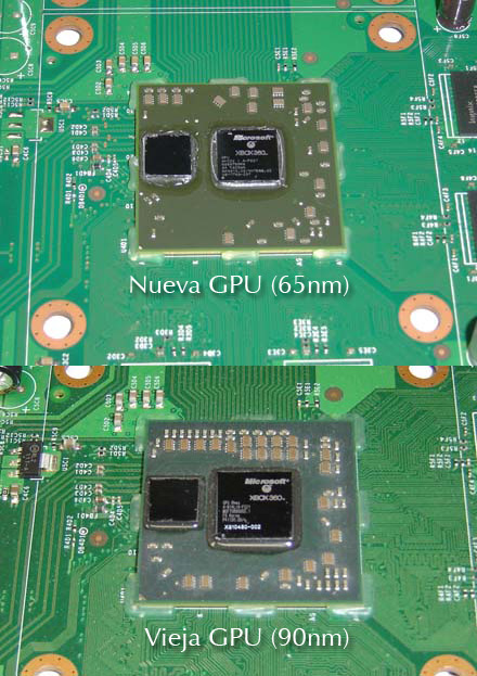 Los modelos anteriores de la consola pose?an un GPU de 90nm mientras que la nueva versión incluye uno de 65nm muy mejorado